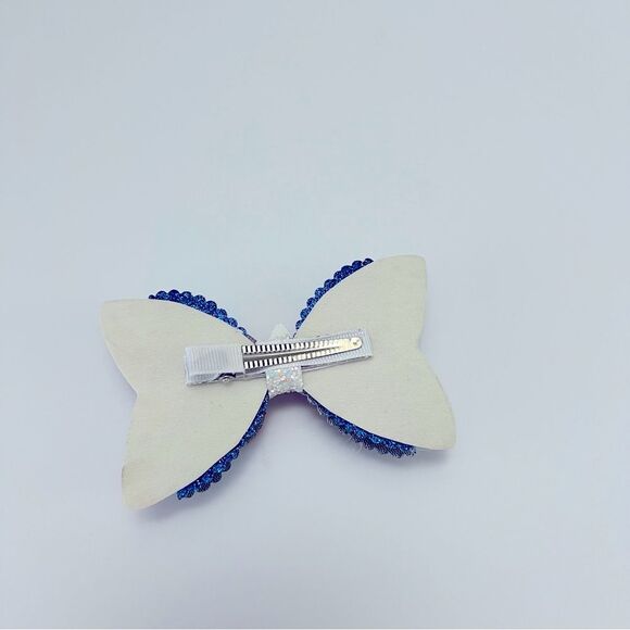 4” Bow Headband 2 in 1 Interchangeable Nylon 4th of July Baby Girl USA Patriotic - Picture 4 of 6